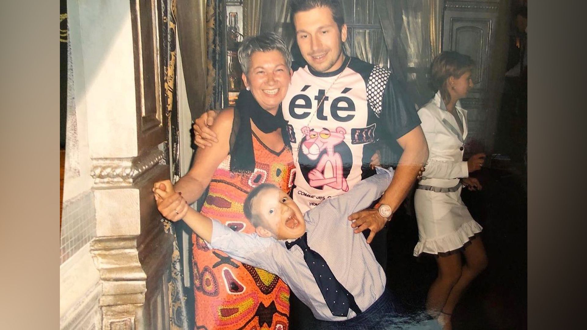 Евгений Чичваркин с мамой и сыном