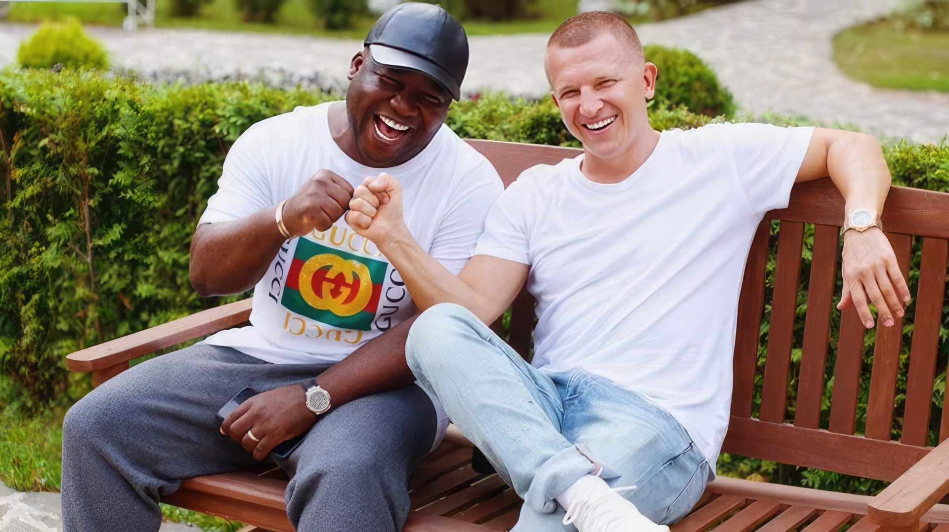 Павел Курьянов с Вальтером Леруссе