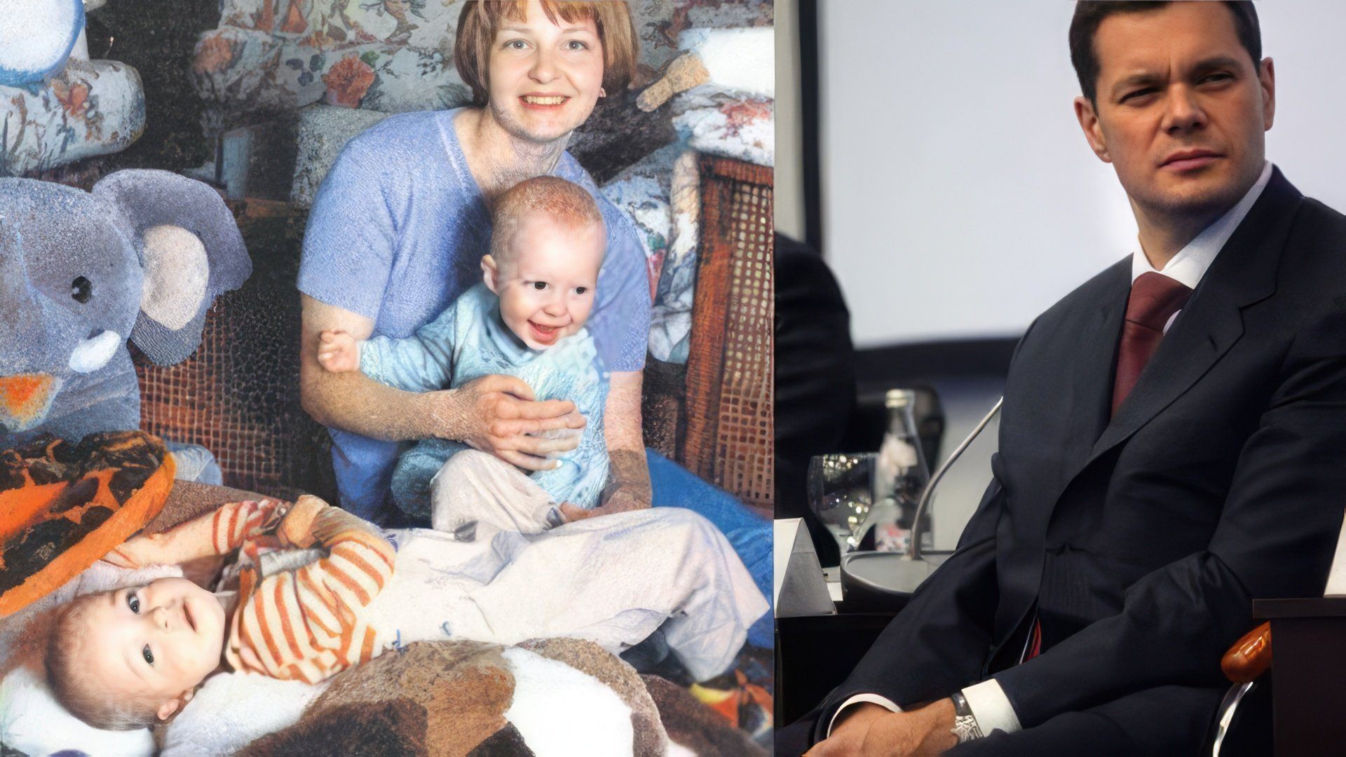 Вторая жена Алексея Мордашова Елена с детьми