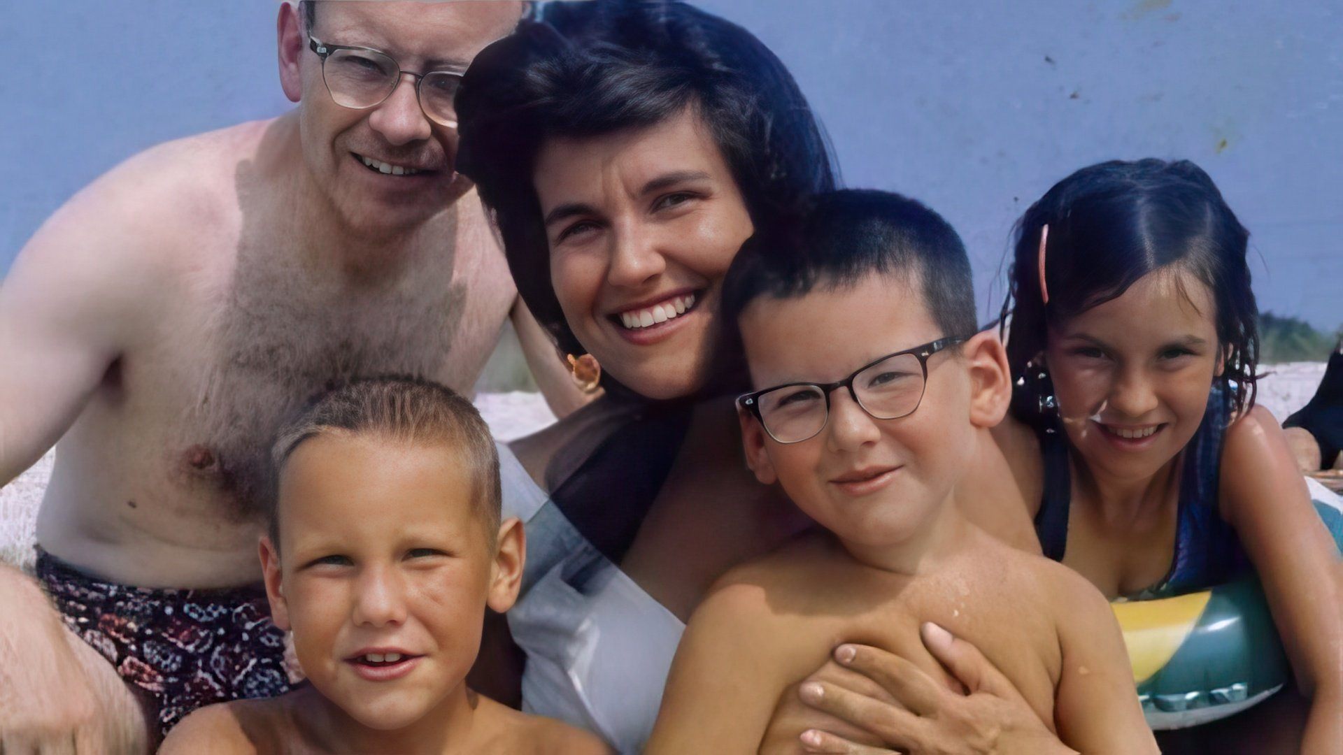 Уоррен Баффет с первой женой и детьми